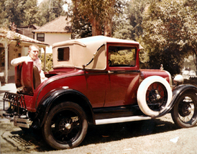 Me In 1955 When I Restored The Car