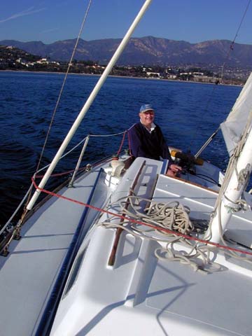 Sailing Off Santa Barbara Coast 12/29/99